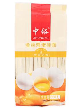 中裕面条金丝鸡蛋600g细圆1mm