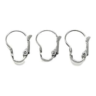 316钛钢diy配件水滴葫芦弹簧耳钩简约百搭不褪色手工耳环材料