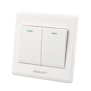 国际电工86暗装家用两开多控2位二开多控三控多联中途开关面板