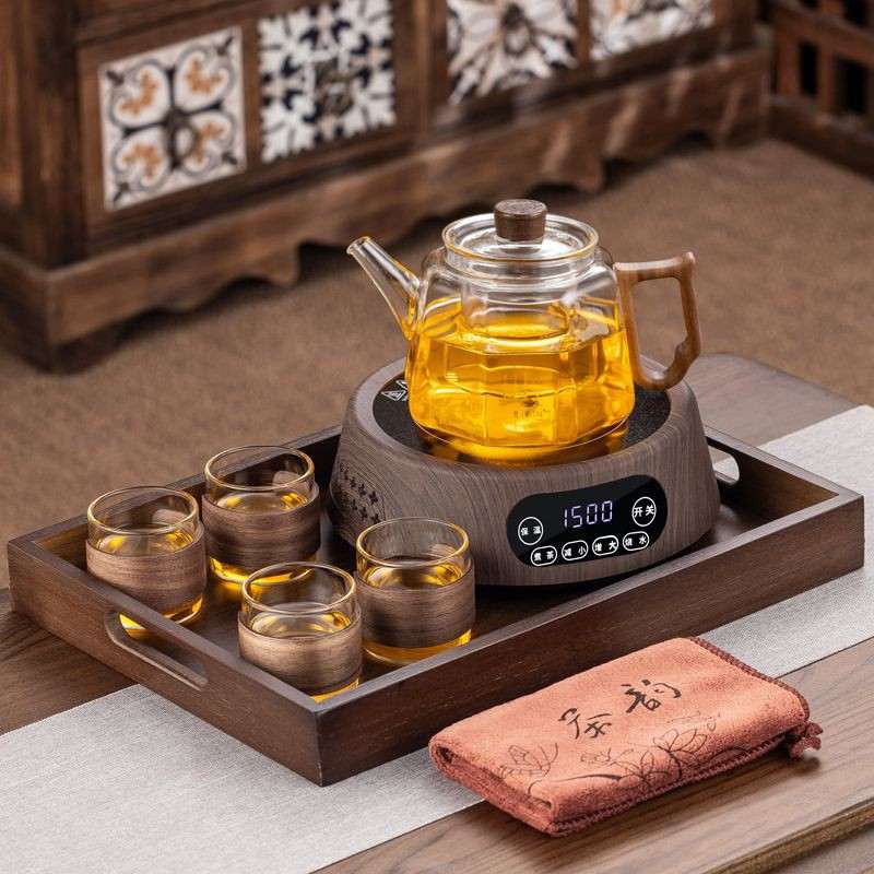 【实木把手隔热防烫】2024新款家用电陶炉煮茶壶小型煮茶器加厚耐