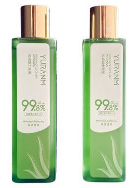 瑜然美芦荟鲜汁原液180ml库拉索芦荟叶子汁99.8%植物护肤水补水