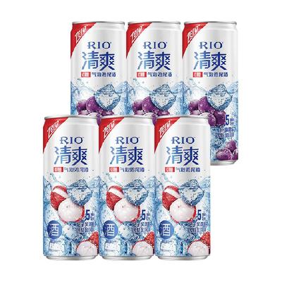 清爽预调鸡尾酒RIO330ml*6罐5度