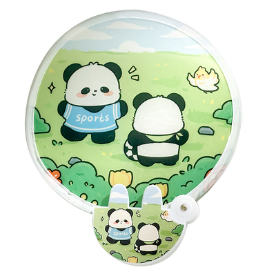 可爱团扇随身携带手摇扇布艺