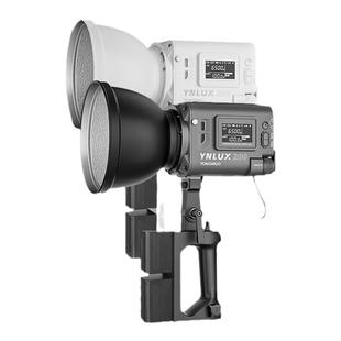 YN永诺LUX200便携手持直播LED补光灯可调色温恒定200W拍视频影棚COB影视灯视频录制外拍灯户外拍摄灯摄影灯