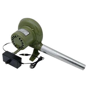 包邮电动鼓风机烧烤小型220V伏调速交直流调风家用柴火汽化炉专用