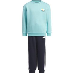 【自营】阿迪达斯男女儿童卫衣运动裤套装秋新款KC2824 KC2822