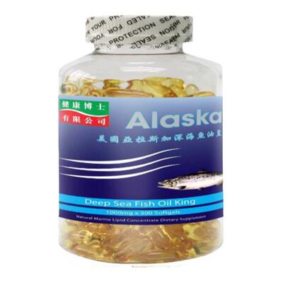 健康博士亚拉斯加深海鱼油300粒