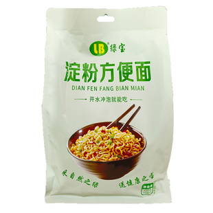 低蛋白淀粉方便面食品0蛋白代餐低苯冲泡速食泡面450g(75g*6小包)