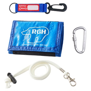 RGH 潮牌夜光钱包男折叠防水多卡位卡包零钱包一体小银包学生复古