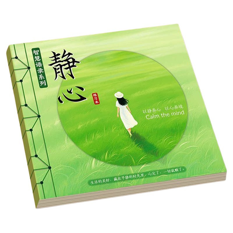 智慧语录女士静心行楷字帖
