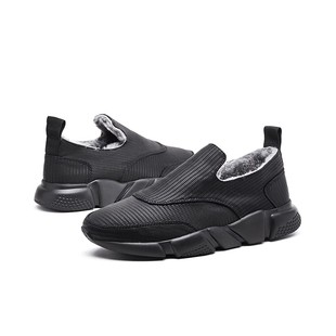 jm快乐玛丽男鞋冬款皮毛一体运动鞋加绒保暖棉鞋子 79036M 75023M