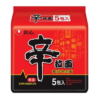 农心经典辛拉面牛肉面泡菜方便面多连包泡面拉面非火鸡面懒人速食