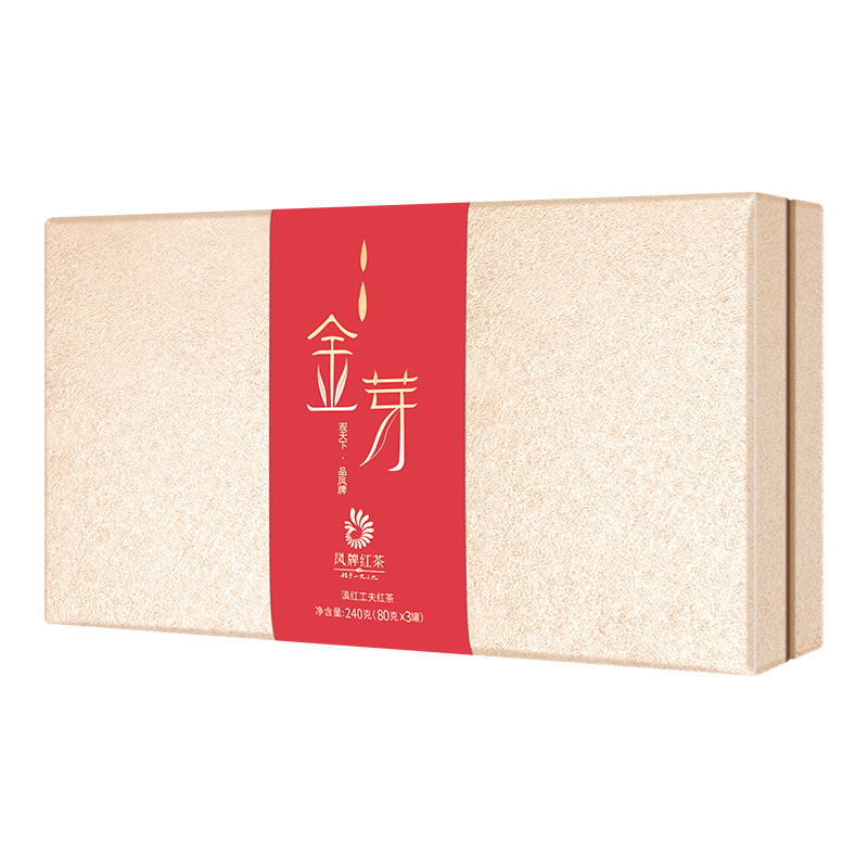 云南滇红凤牌金芽特级240g礼盒装