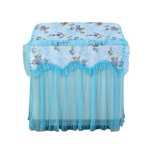 老式双桶洗衣机罩半自动家用双杠洗衣机罩防尘盖巾盖布印花防尘