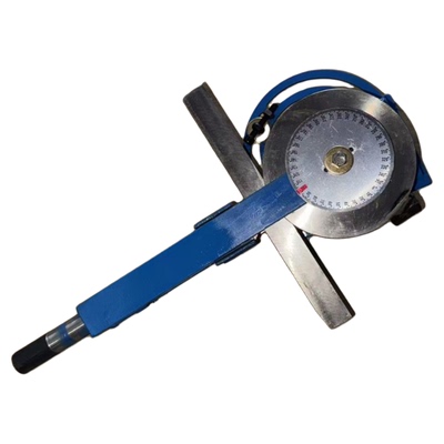 新款手动圆管带定位刻度弯管机