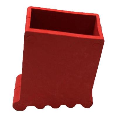 橡胶防滑方型人字升降配件脚套