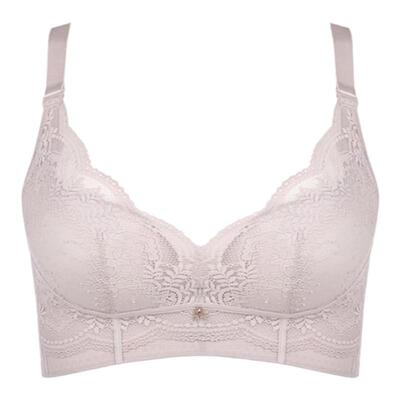 四排扣都市丽人无钢圈聚拢调整