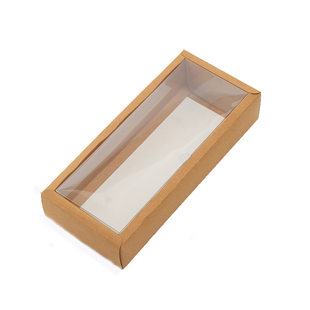 现货通用PVC透明天地盖包装盒礼品盒定做网红甜品打包盒纸盒定做