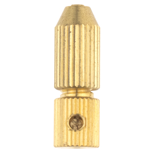 小钻夹黄铜夹微型电钻麻花钻夹头卡头自装手钻配件DIY金属钻头夹