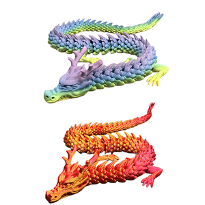 3d打印关节龙蛋中国龙鱼缸造景摆件玩具模型装饰办公车内儿童礼物