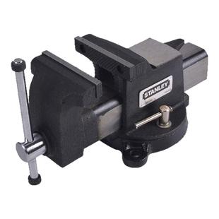 史丹利台虎钳工业级精密平口钳重型多功能家用夹具小型台钳木工