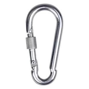 安全扣保险扣弹簧扣栓牛户外登山攀岩遮阳网螺母自锁挂钩卡扣挂扣