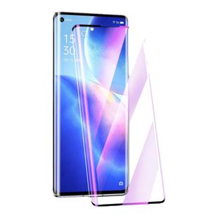 适用opporeno5pro钢化膜防摔保护全屏覆盖reno5pro+手机贴膜曲面抗蓝光高清opopreno5/k水凝膜5G全包边防指纹