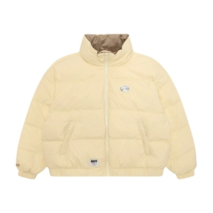 Aape旗舰店女装秋冬猿人徽章纯色潮流面包服羽绒服外套7764XXP