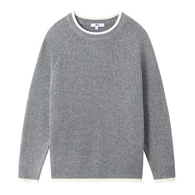 回力秋冬2024新款假两件针织毛衣