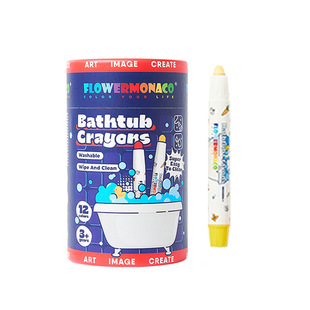 花芽浴室蜡笔洗澡绘画玩具蜡笔不脏手玻璃可画易洗易擦手工益智