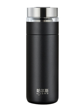 哈尔斯316茶水分离磁弹保温杯