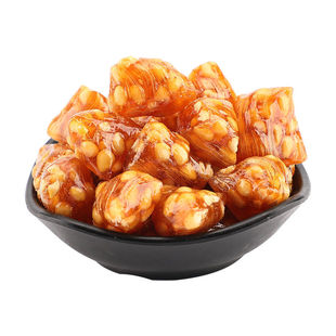 手工松仁粽子糖松子麦芽糖坚果苏州特产怀旧小吃零食独立包装