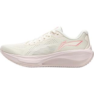 李宁跑步鞋女款减震轻便透气厚底学生中考体测健身跳绳休闲运动鞋