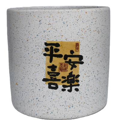 花盆陶瓷喜庆节日平安喜乐蝴蝶兰