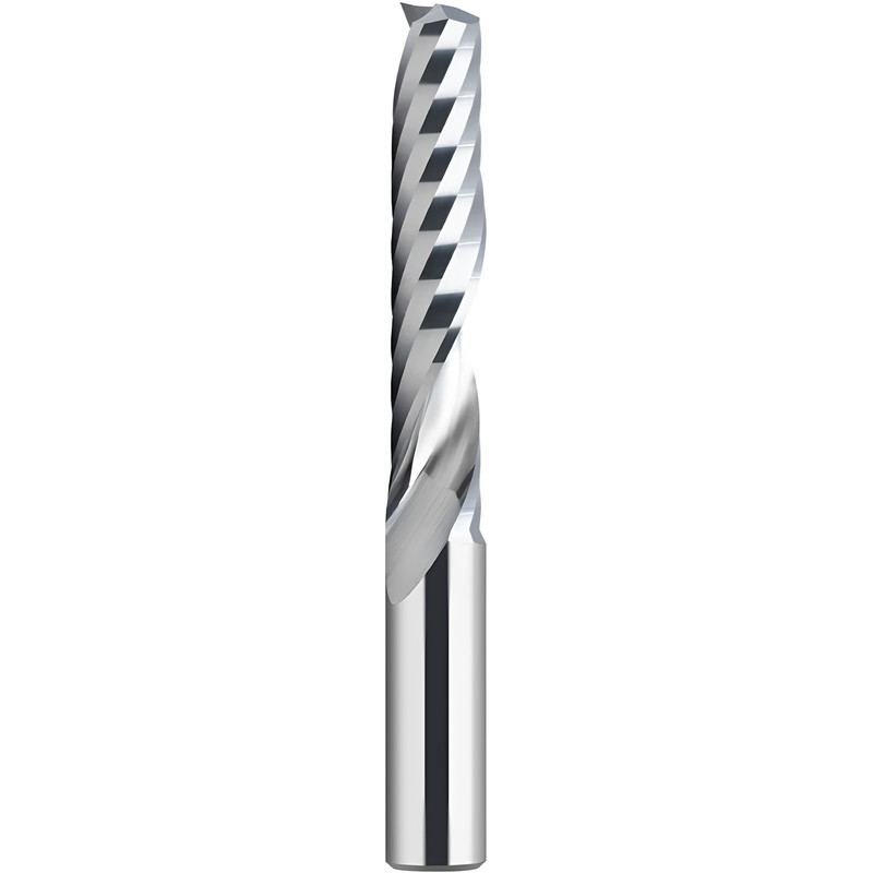 进口单刃刀3.175螺旋铣刀塑料亚克力PVC广告雕刻刀刀头雕刻机CNC