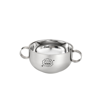 潮沃316L不锈钢碗儿童碗吃饭专用2025款食品级家用宝宝婴儿辅食碗