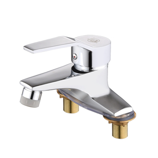 冷热面盆水龙头双孔三孔老式卫生间台盆洗手盆洗脸盆全铜混水阀