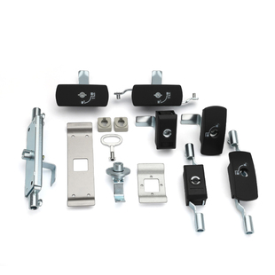 GGD配电柜门锁成套铁皮柜连杆锁天地拉杆门锁动力柜中置柜门锁807