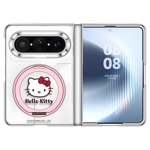 【壳膜一体全包透明】HelloKitty正版适用华为puraxmax手机壳新款purax2支架典藏版pura磁吸外壳x中轴max折叠