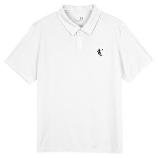 乔丹短袖POLO衫男2026新款夏季速干翻领T恤男装白色休闲运动上衣