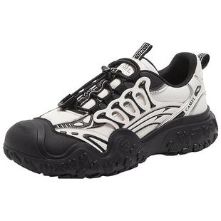 骆驼机甲版登山鞋女士丑萌鞋2025新款女鞋厚底老爹户外休闲运动鞋