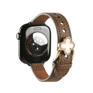 适用vivowatchgt2表带创意真皮质vivo watch gt高级感女款vivowatch5高颜值女士iqoowatch新款3/2代女生秋冬