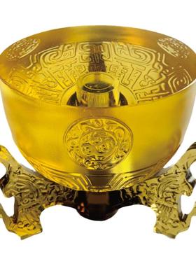 tittot琉园琉璃鼎摆件