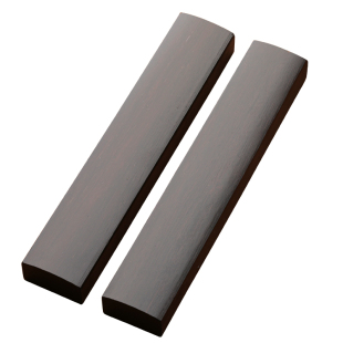 黑梓木镇尺实木一对镇尺镇纸学生初学者30cm小号压尺压书法毛边纸文房四宝书法用品镇纸中国风木质毛笔压条尺