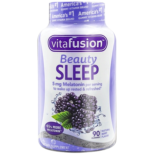 vitafusion褪黑素睡眠软糖安瓶助眠专用sleepwell官方旗舰店正品