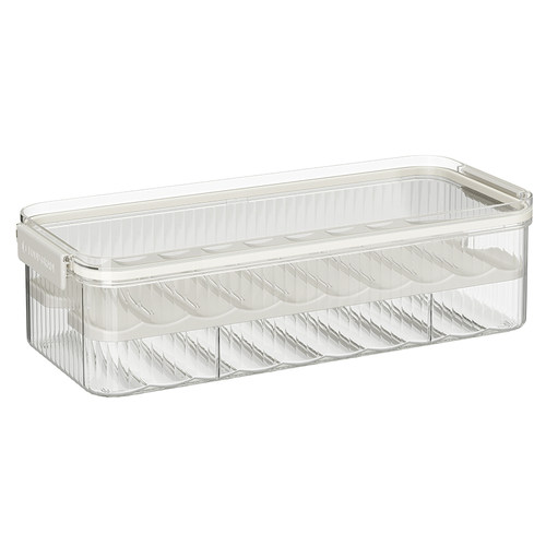 御仕家厨房饺子盒家用食品级冰箱冷冻专用密封保鲜馄饨速冻收纳盒