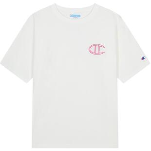 Champion冠军短袖T恤男2025夏季新款情侣刺绣大C纯棉夏季上衣休闲