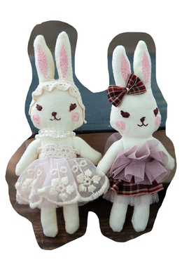 新生儿兔子摄影道具田园帽子纱毯