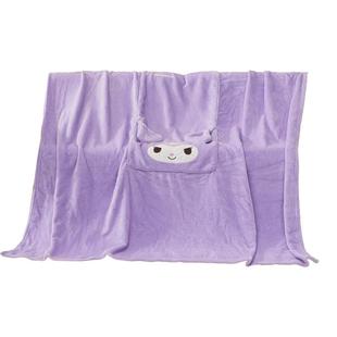 水星家纺二合一靠垫毯抱枕毛毯办公室午休毯子空调盖毯沙发毯床品