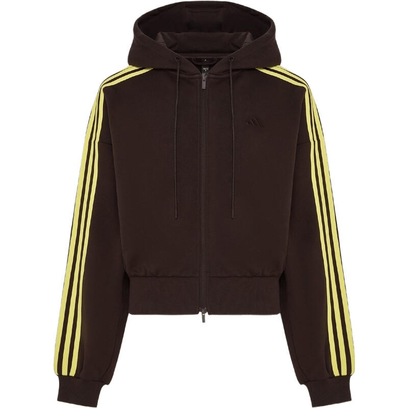 滔搏丨adidas阿迪达斯女子DCE CROP JK运动休闲卫衣外套KZ4190